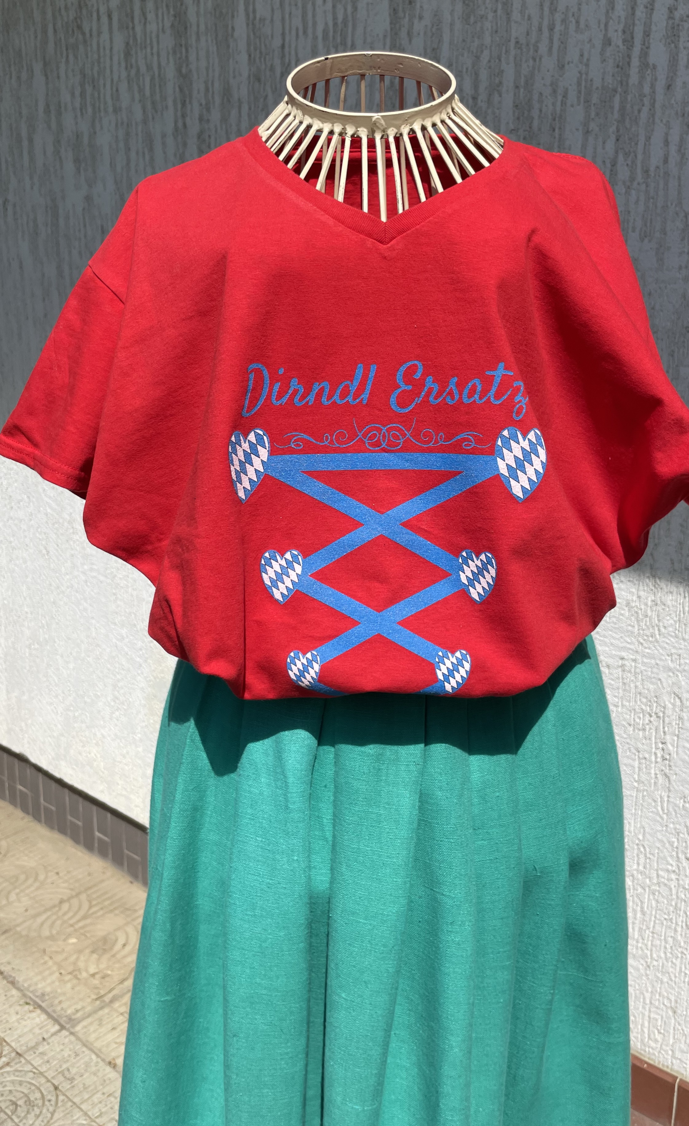 Dámské trikčo v dirndl, selském stylu vel. 46