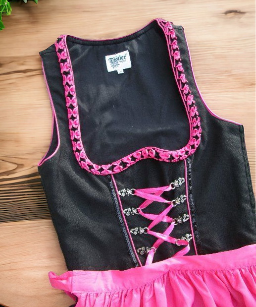 dámské dobové šaty selské DIRNDL > 34