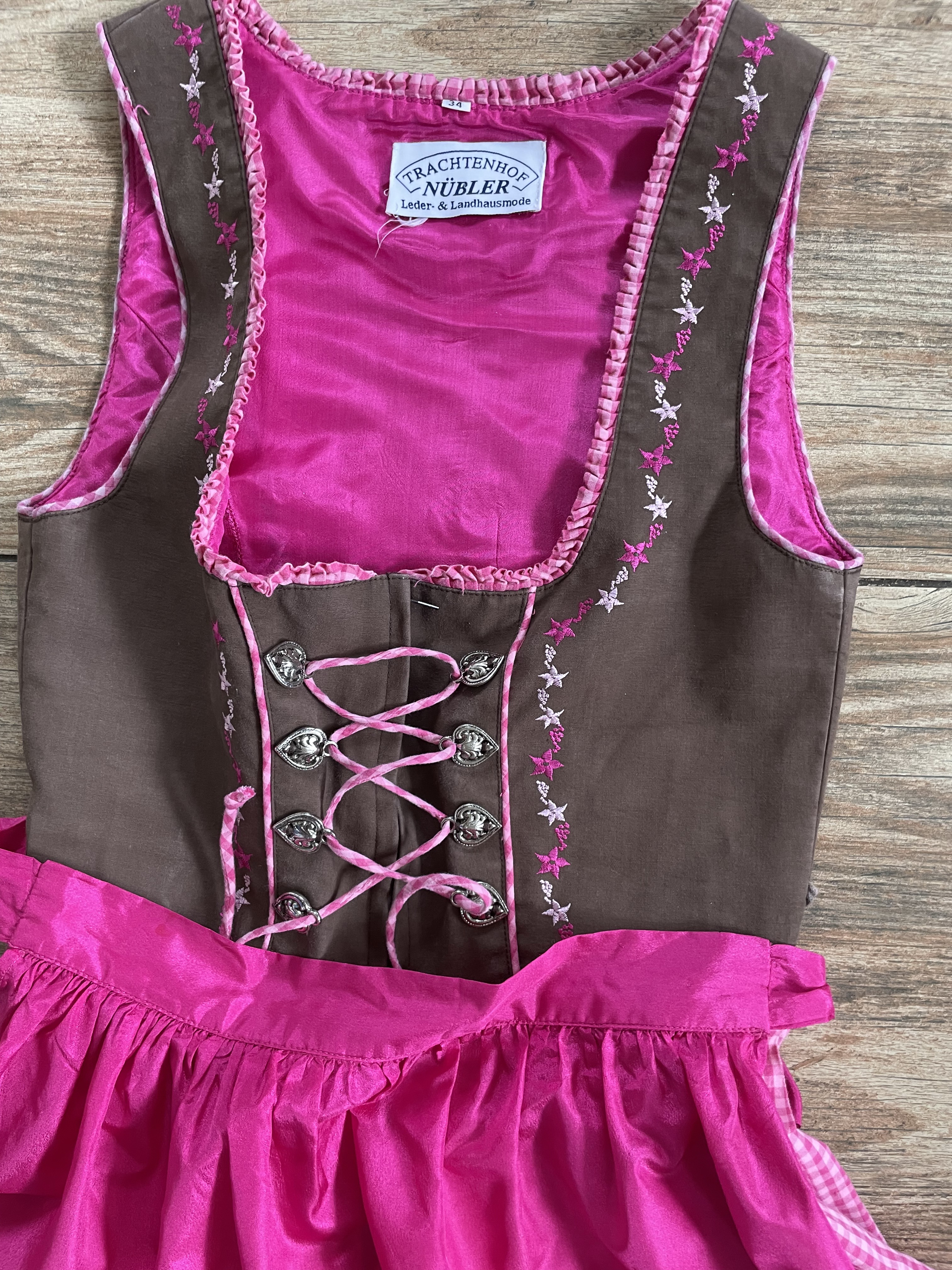 dámské dobové selské DIRNDL šaty v.XS