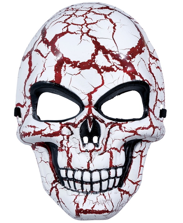 karnevalová maska kostra, kostlivec SKULL