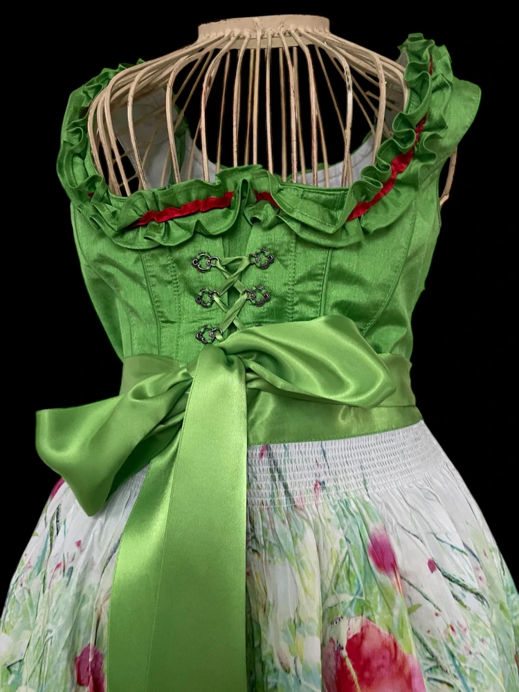 dámské šaty dirndl, selský styl vel. 38