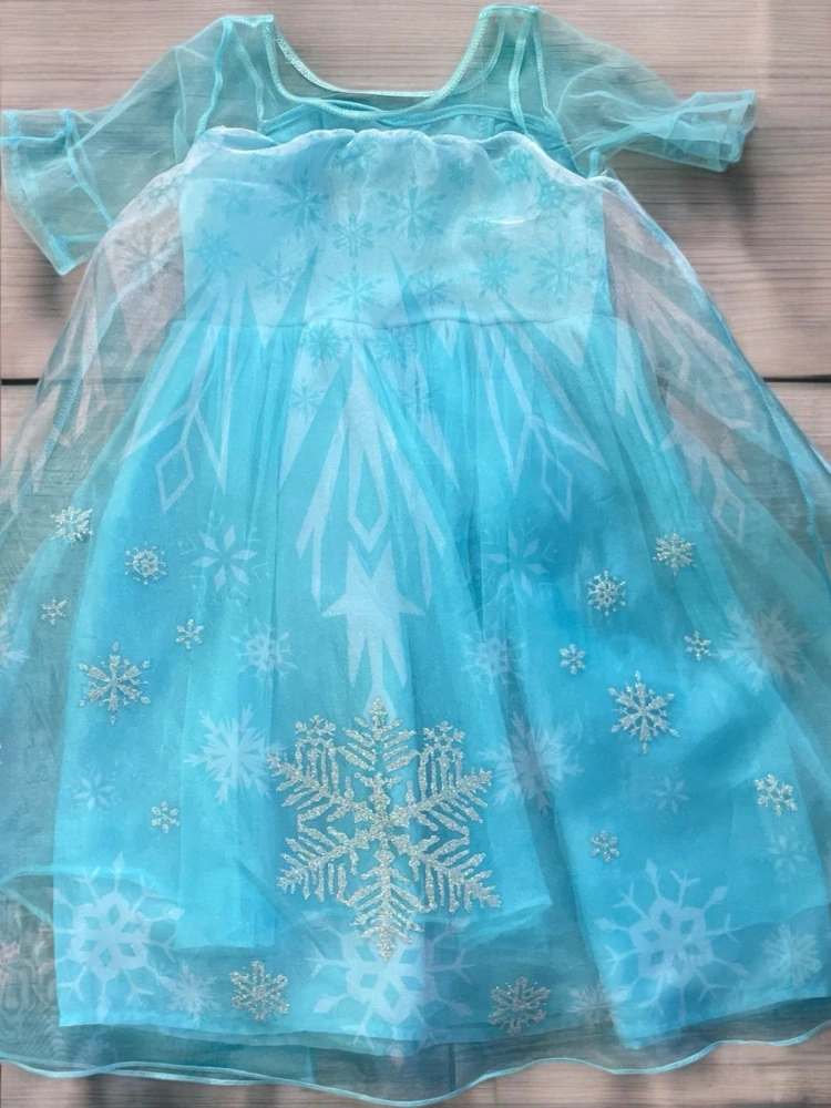 karnevalový kostým šaty FROZEN, LEDOVÉ KRÁLOVSTVÍ vel .4-6 let