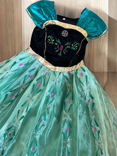 karnevalový kostým šaty LEDOVÉ KRÁLOVSTVÍ FROZEN vel. 140