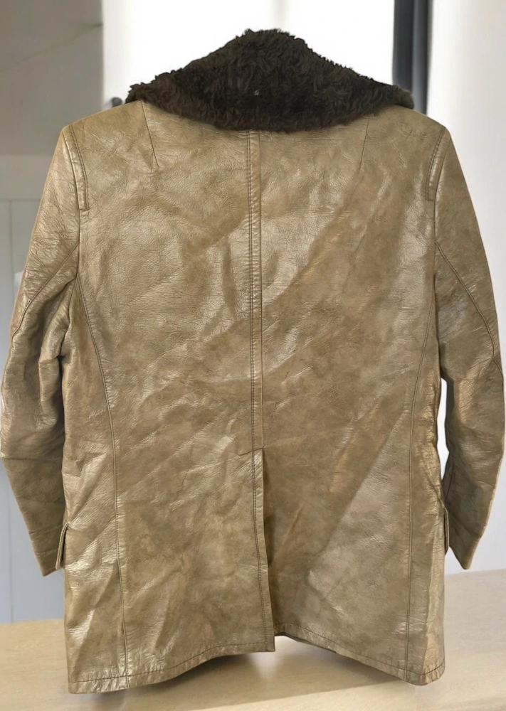 kožený kabát alá 80. léta RETRO vel. M/L