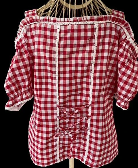 dámská halenka v selském, country stylu vel. 42