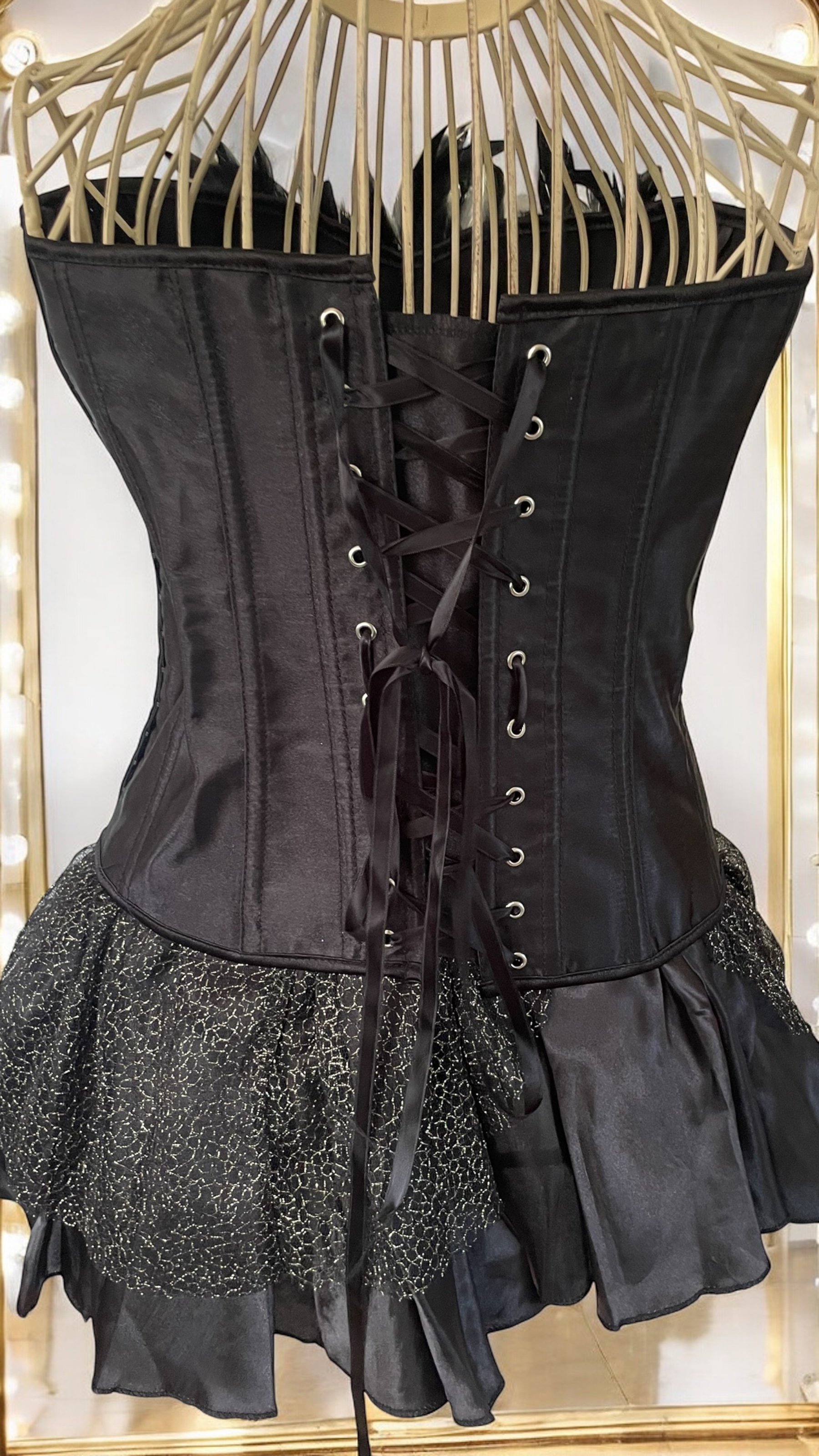 karnevalový kostým alá gotika, Moulin Rouge, burleska vel. 36/38