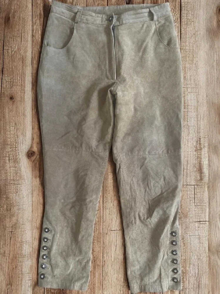 dámské kožené kalhoty selské, kovbojské, western vel. 40