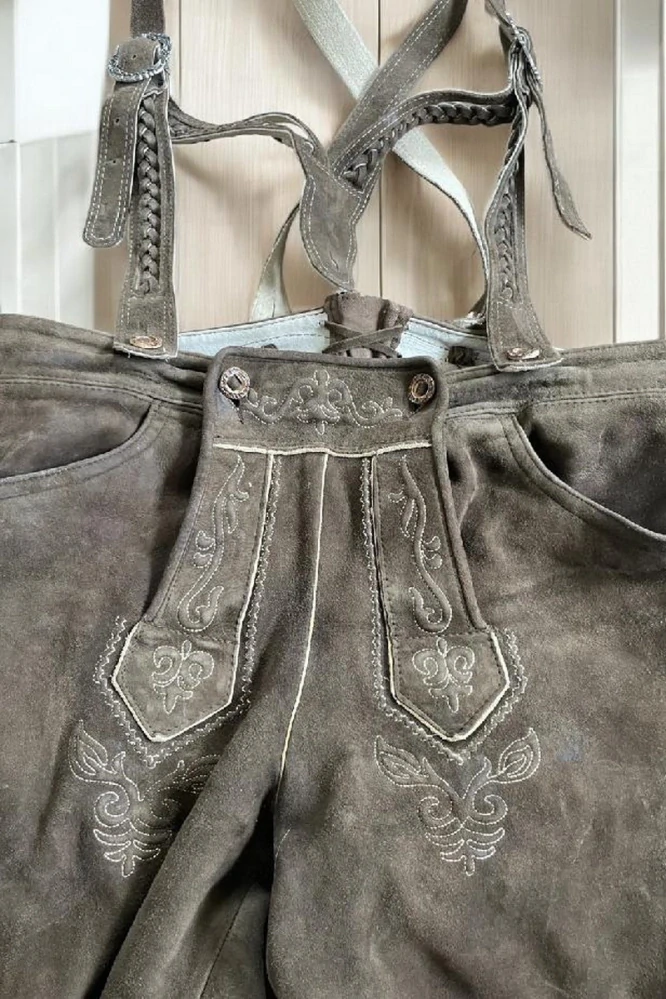 pánské dirndl kožené kraťasy vel. L
