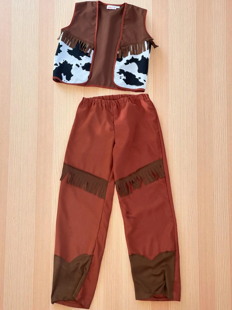 karnevalový kostým KOVBOJ, western vel. 10-12 let