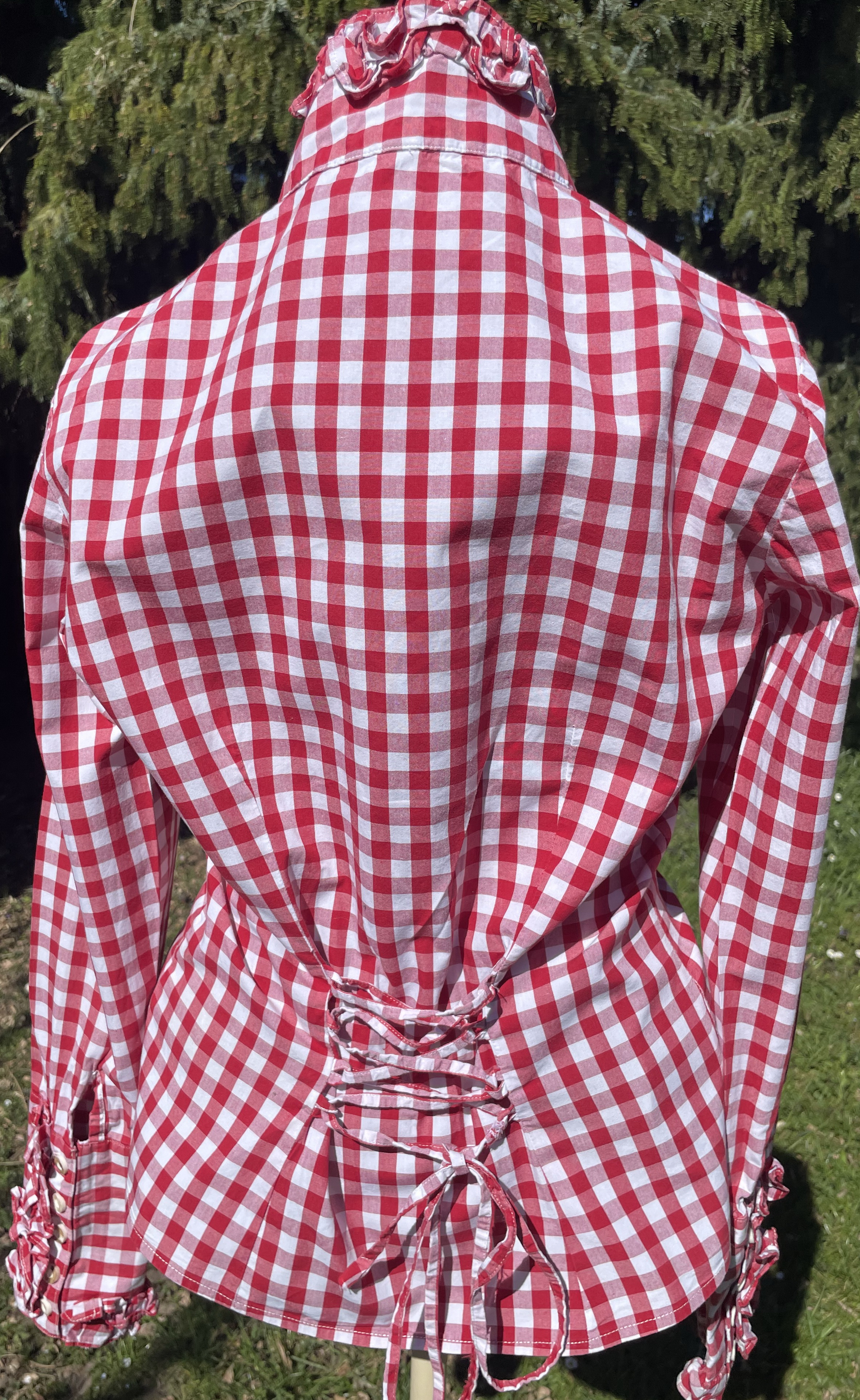 Dámská halenka v selském, country stylu vel. 36