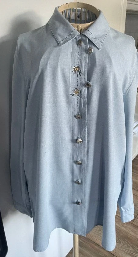 Dámská košile v selském stylu, styl alpská turistka vel. 40