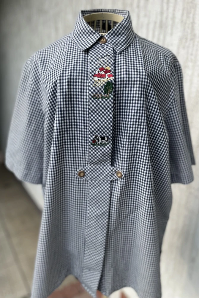 Dámská košile, halenka v selském, alpském stylu vel. 40