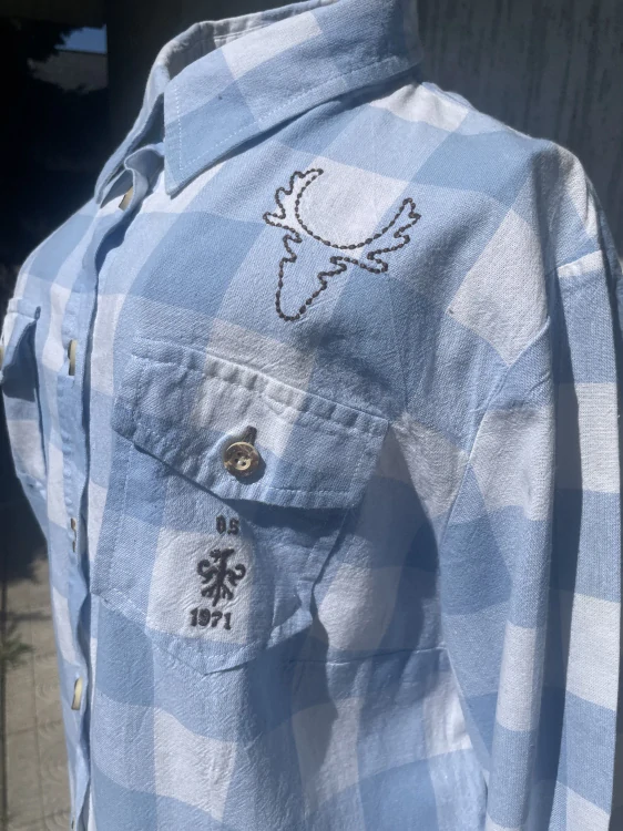Dámská bavlněná košile country styl vel. 42
