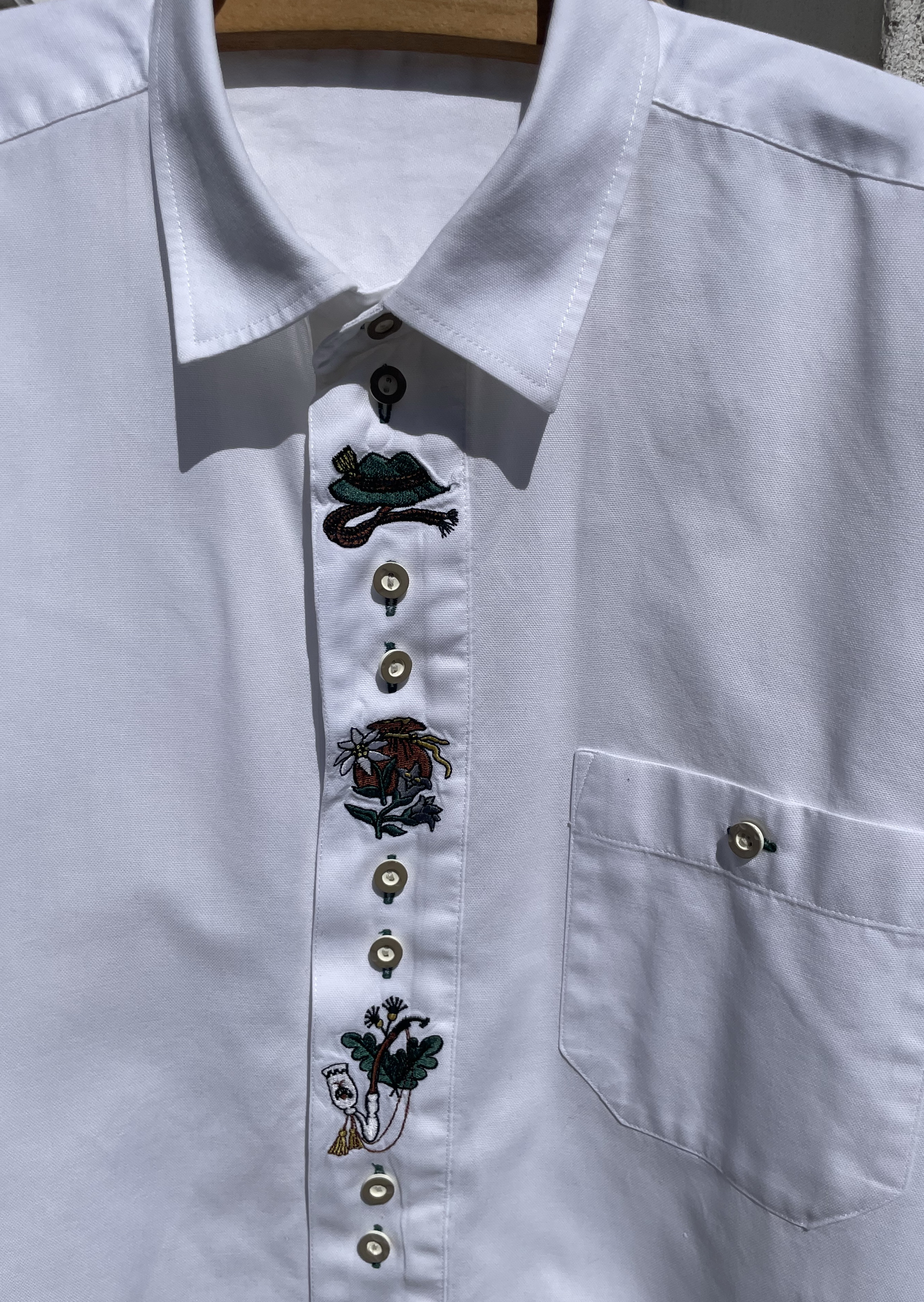 Pánská košile v selském stylu vel. XL