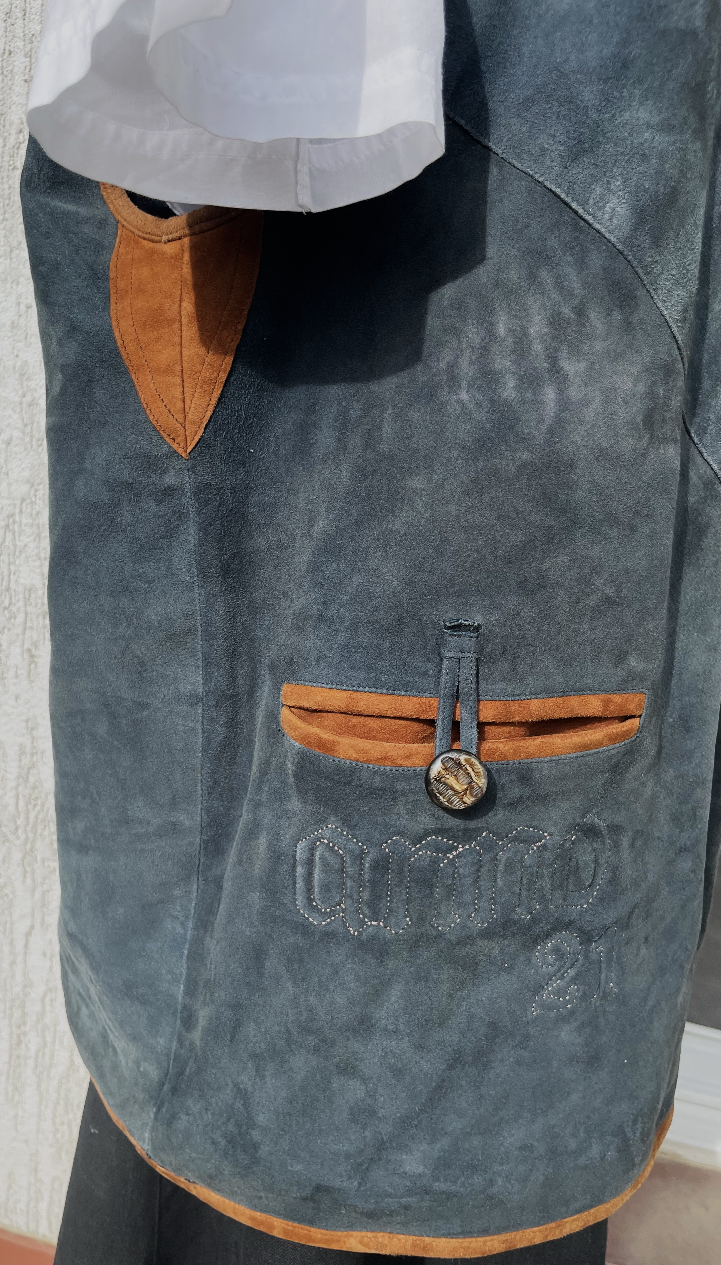 Dámská vesta v selském stylu vel. 46