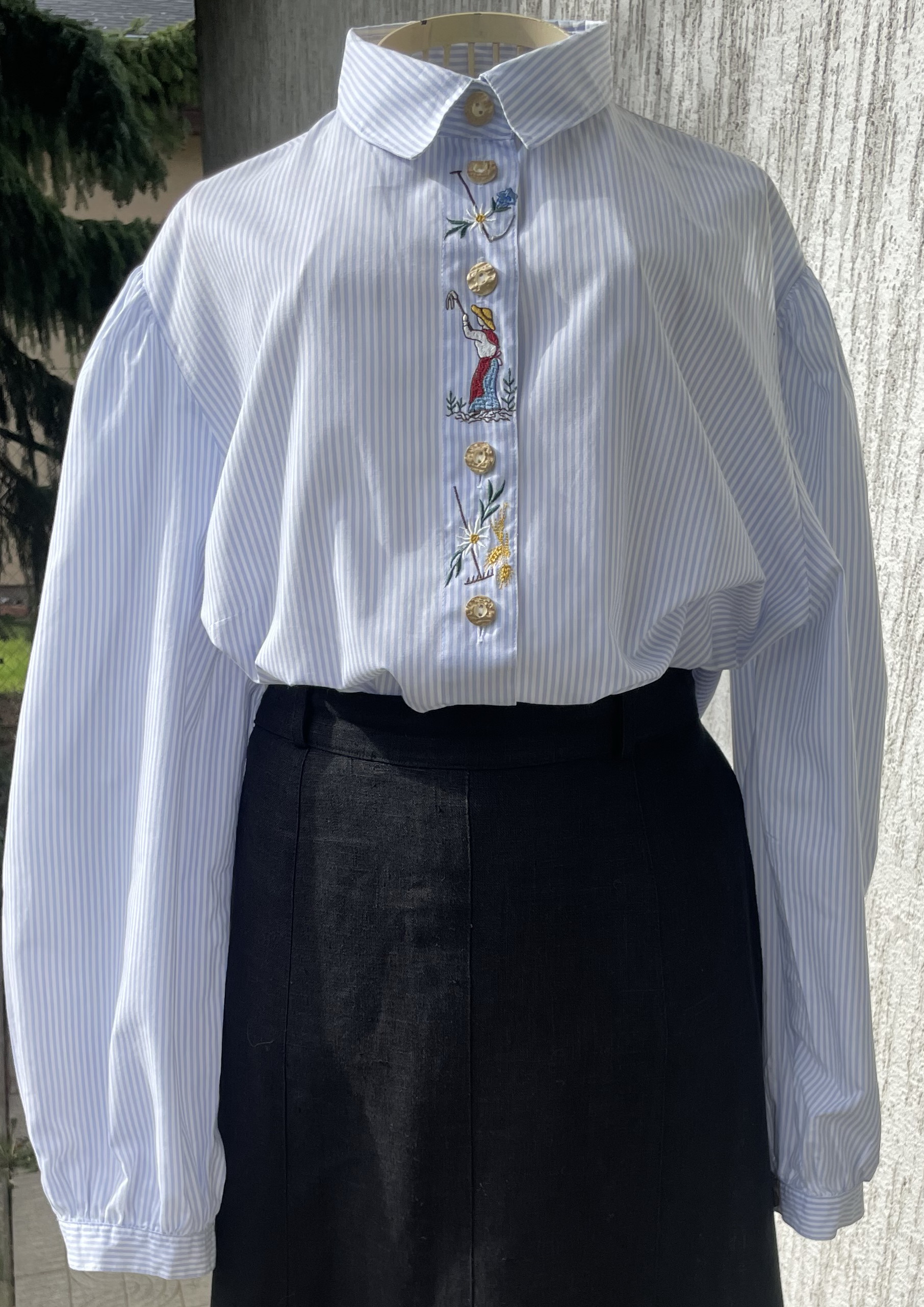 Dámská košile v selském stylu vel. 48