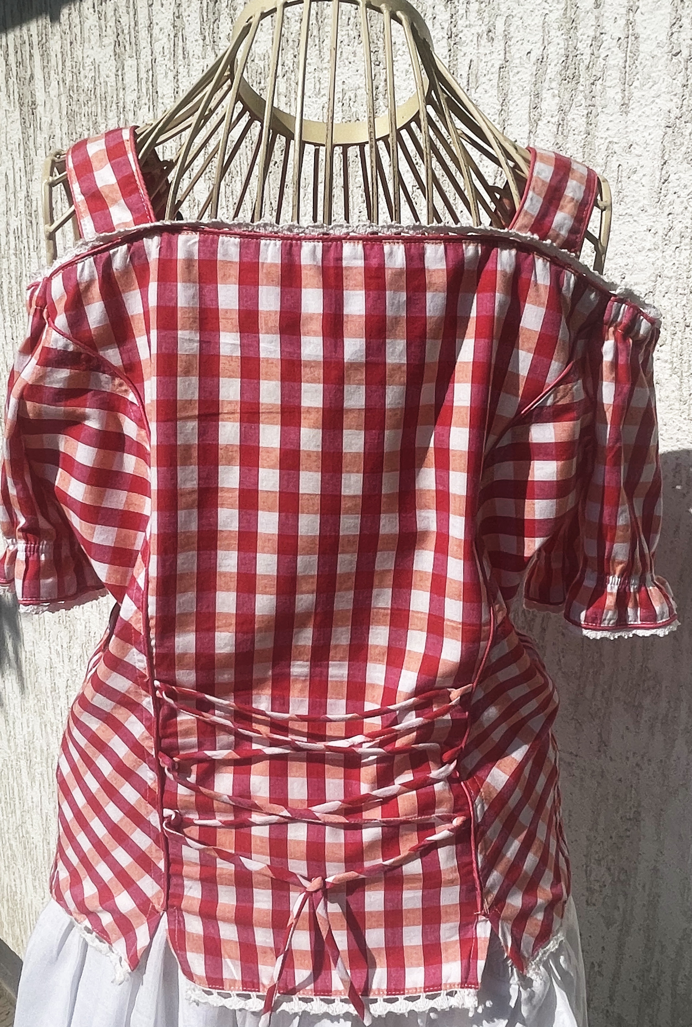 Dámaká halenka v selském, country, western stylu vel. 38/40