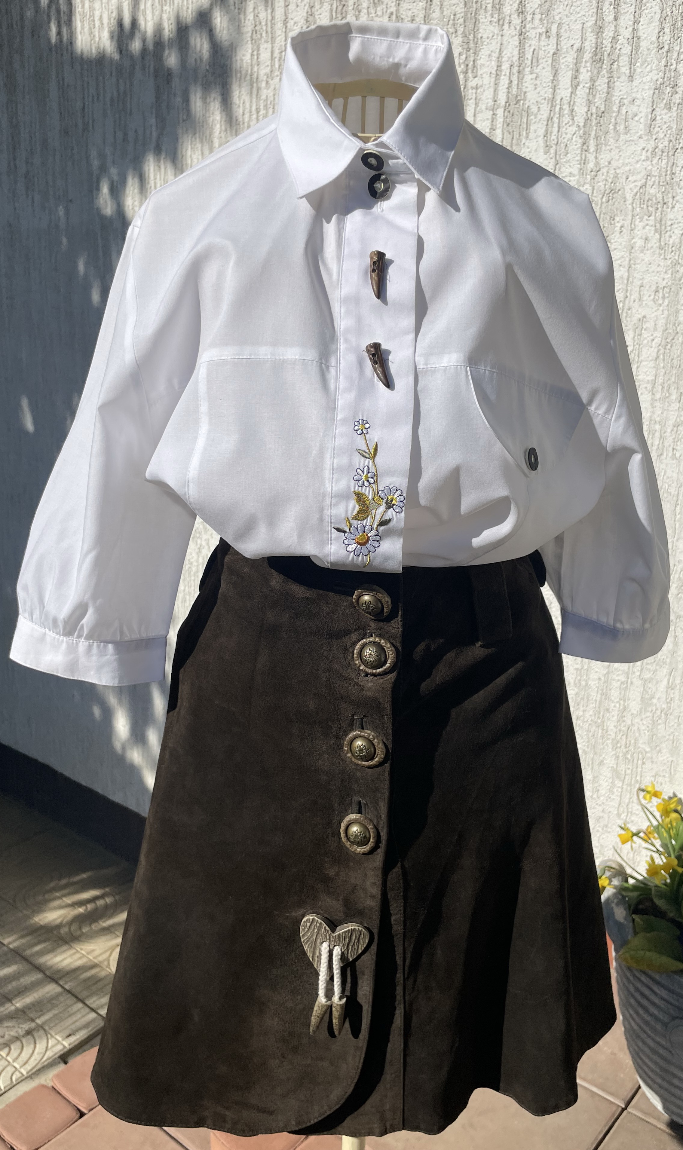 Dámská kožená minisukně vel. 38/40