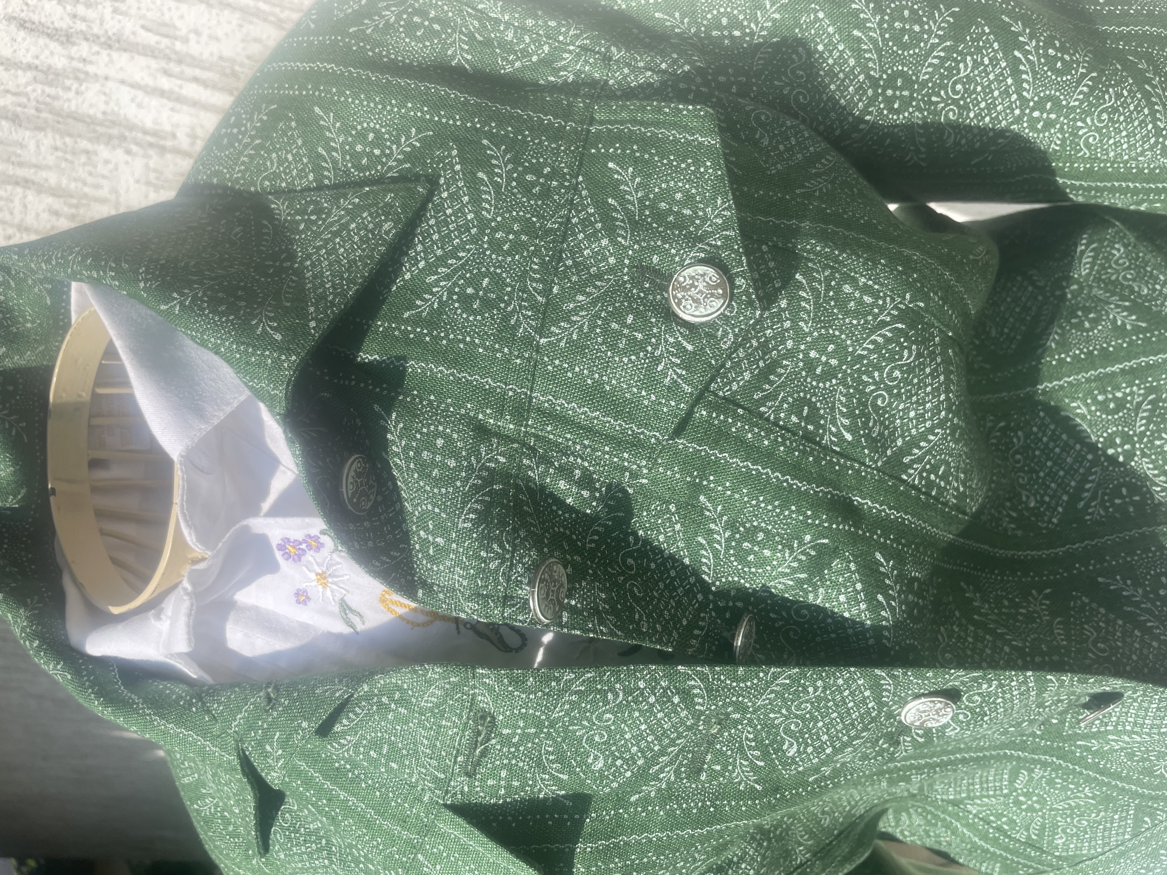 Dámská bunda bundička v dirndl selském stylu vel. 38