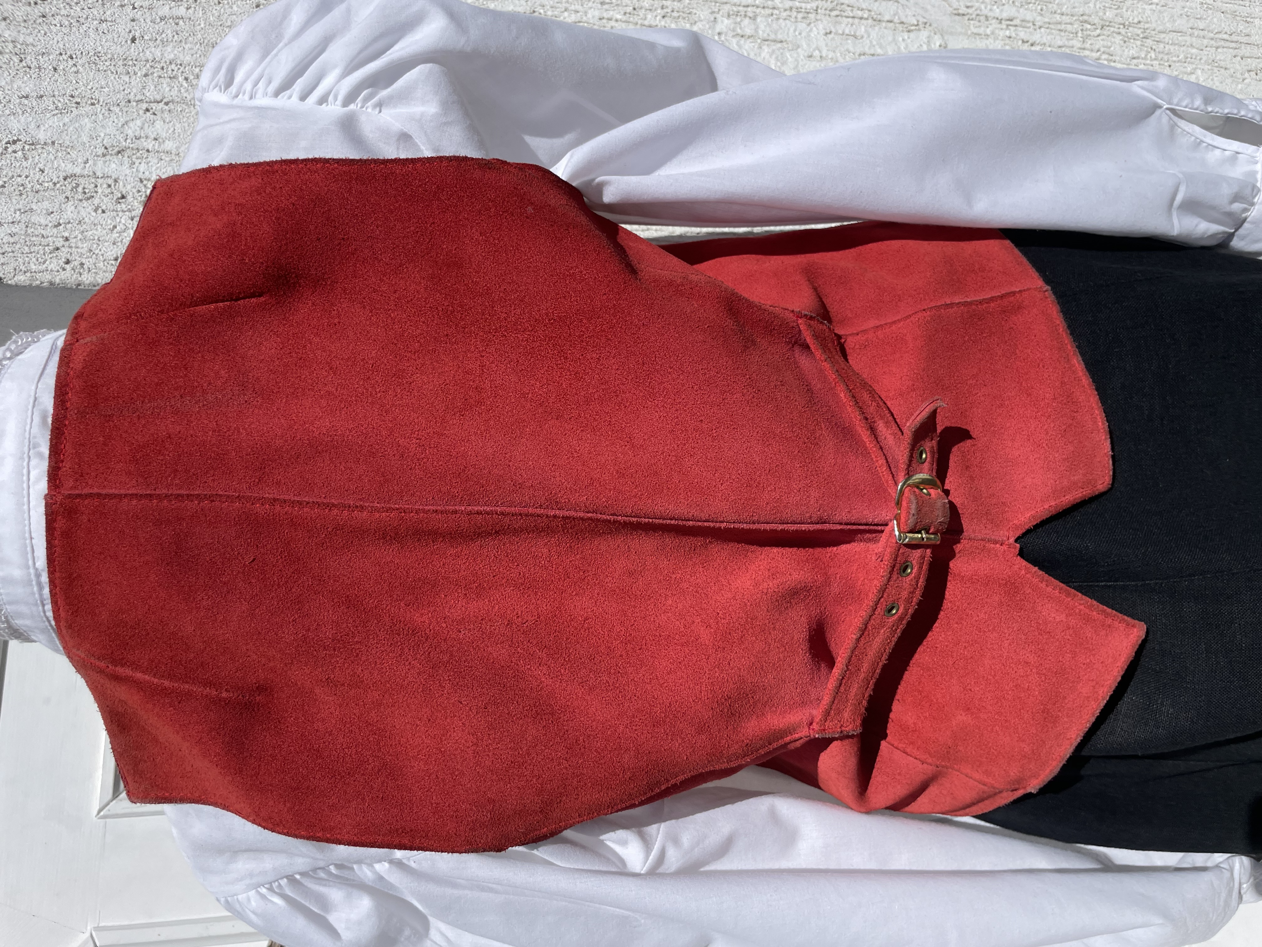 Dámská kožená vesta, vestička vel. 36/38