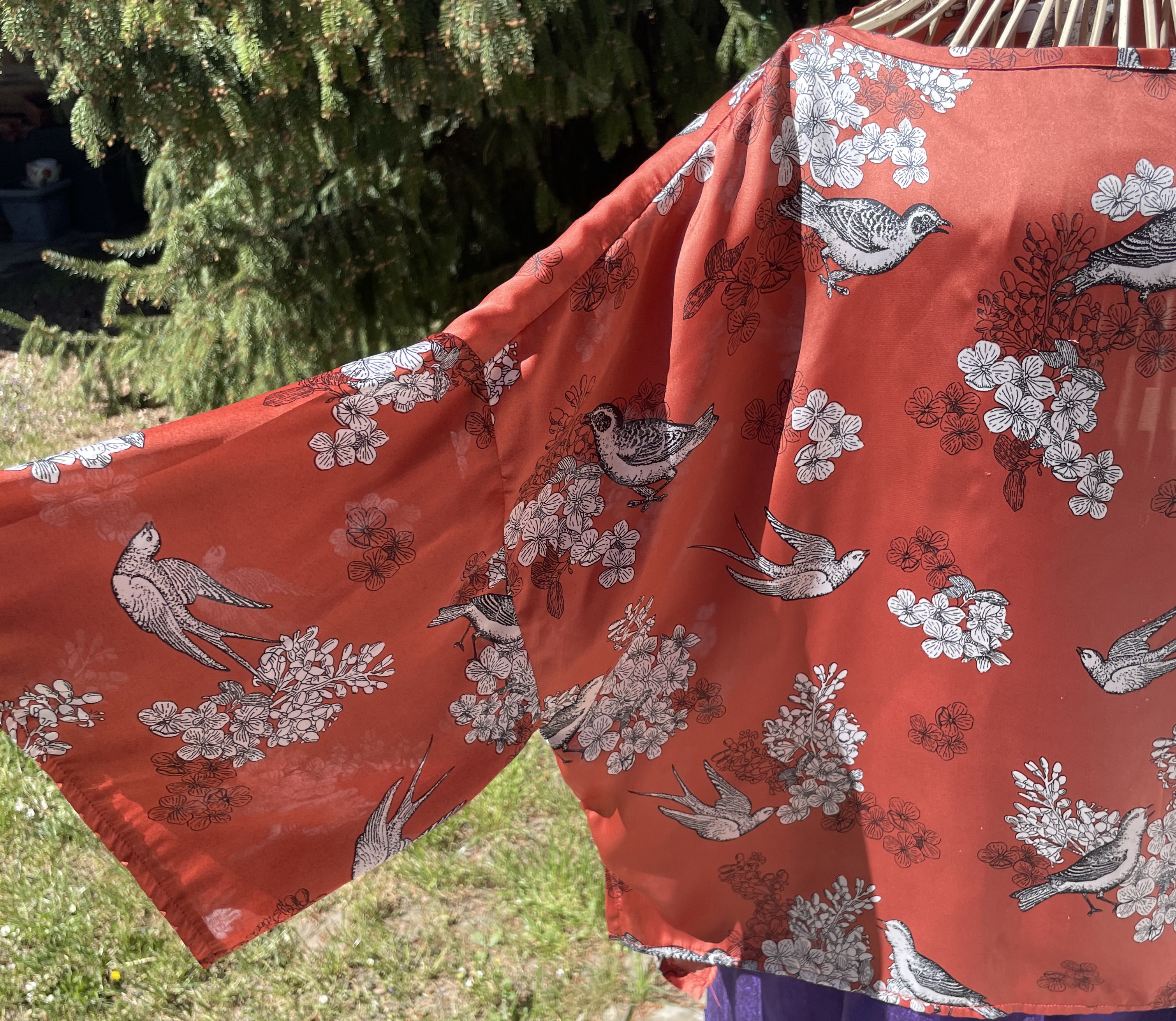 Dámská halenka v orientálním stylu gejša vel. 40