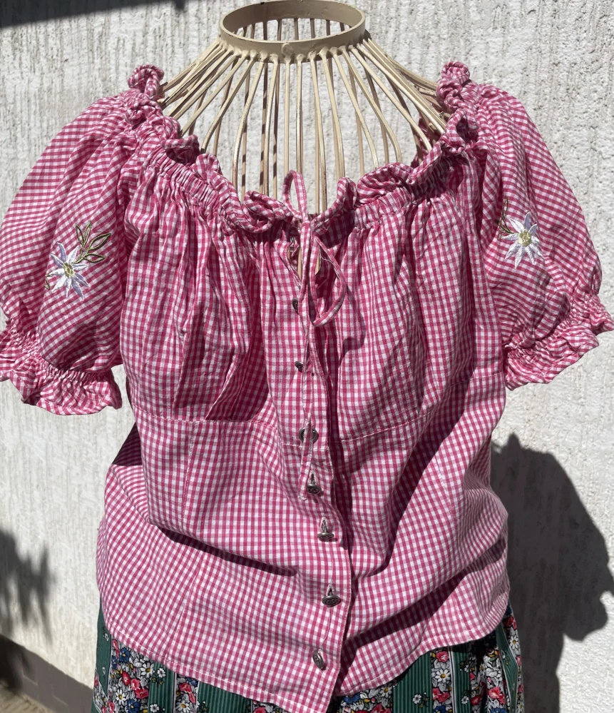 Dámská halenka v selském, country, western stylu vel. 40