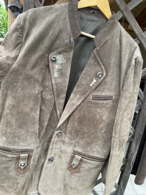 Pánské kožené sako selský styl vel. XL