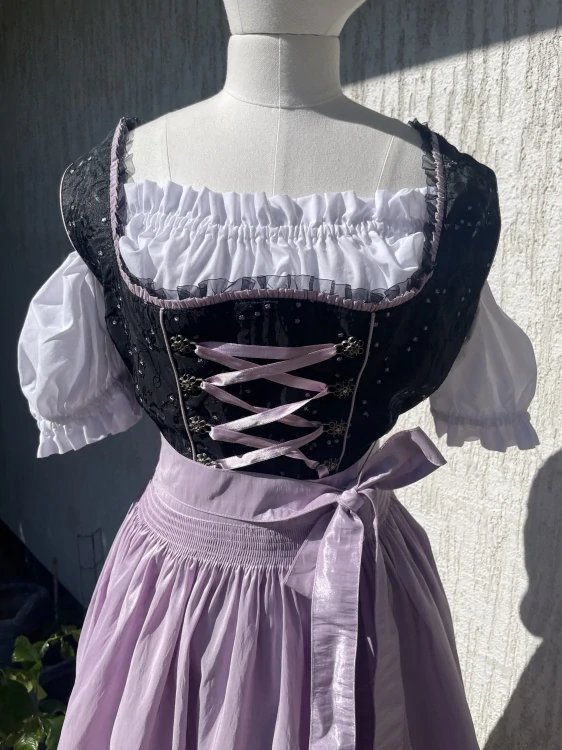 Dámské dirndl šaty v selském stylu vel. 42