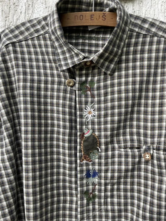 Pánská košile v selském country western stylu vel. XL