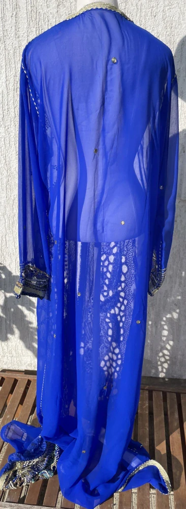 Dámský luxusní orientální kaftan arabaská princezna, Šeherezáda vel. 40/42