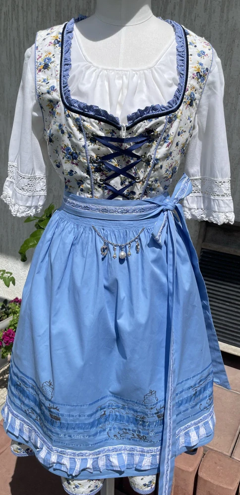 Dámské dirndl šaty selský styl vel. 40