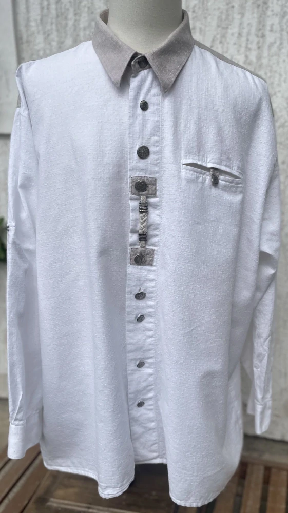 Pánská košile v selské, country, western OKTOBERFEST stylu vel. 4XL