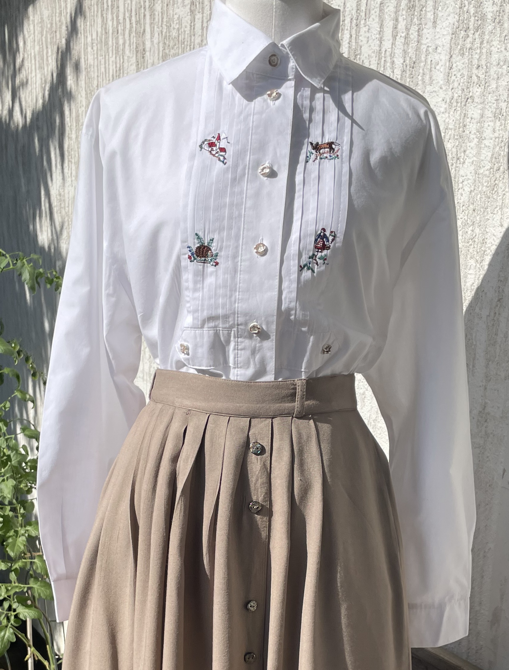 Dámská košile halenka v selském stylu vel. 46