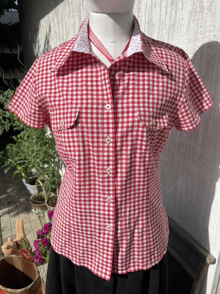 Dámská halenka či košile v selském, country, western stylu vel.40