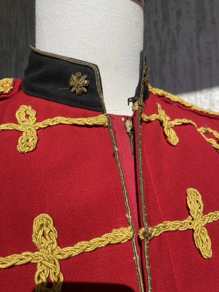 Pánský divadelní kostým kabátec historický HUSAR vel. S