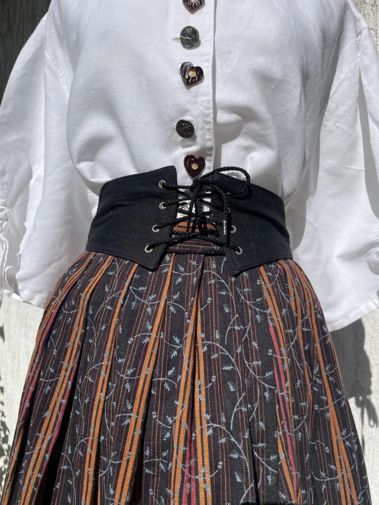 Dámská dlouhá sukně v selském, country, vintage stylu vel. 36