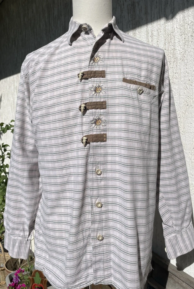 Pánská košile v selském, country stylu vel. M