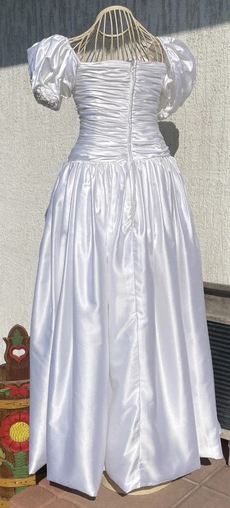 Dámské svatební šaty, nevěsta, bílá paní, anděl vel. XS