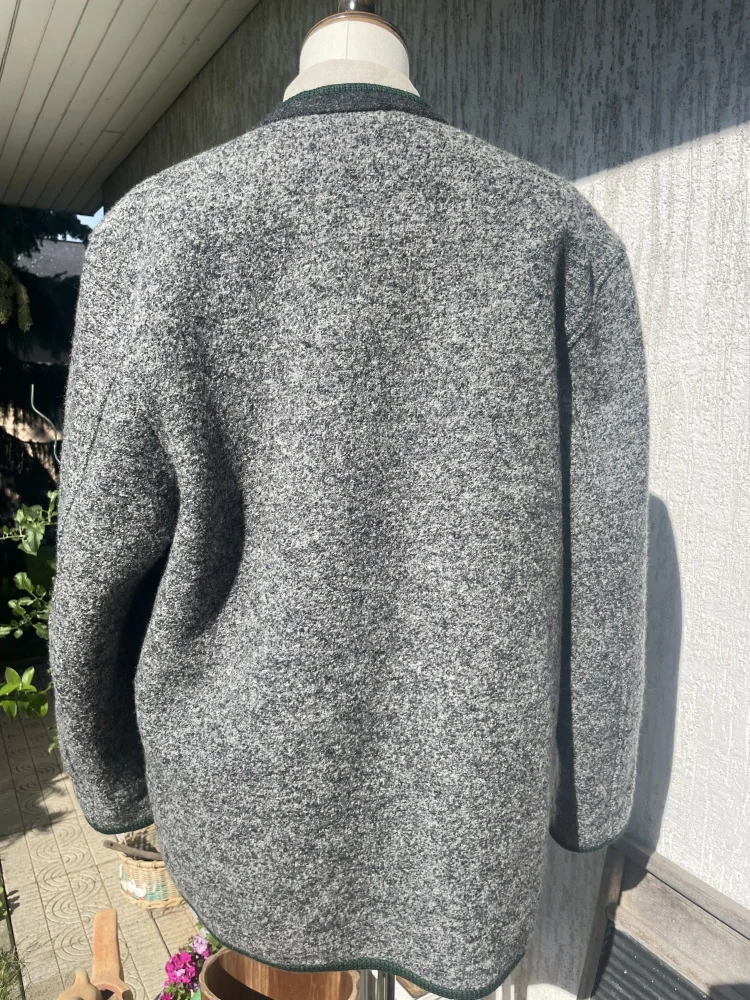 Pánský kabátek vlněný selský styl vel. XXL