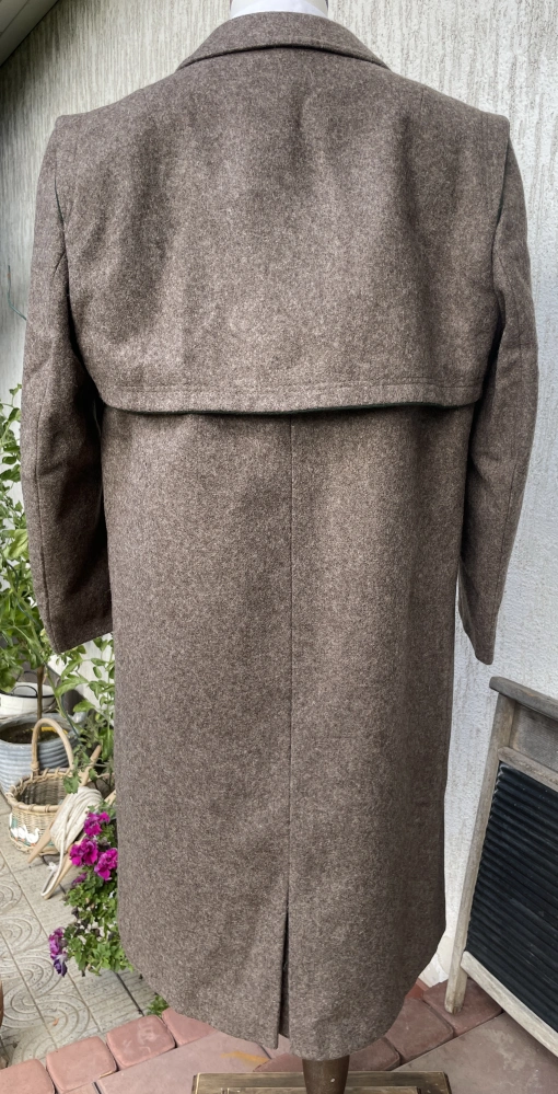Pánský vlněný kabát v selském stylu vel. L