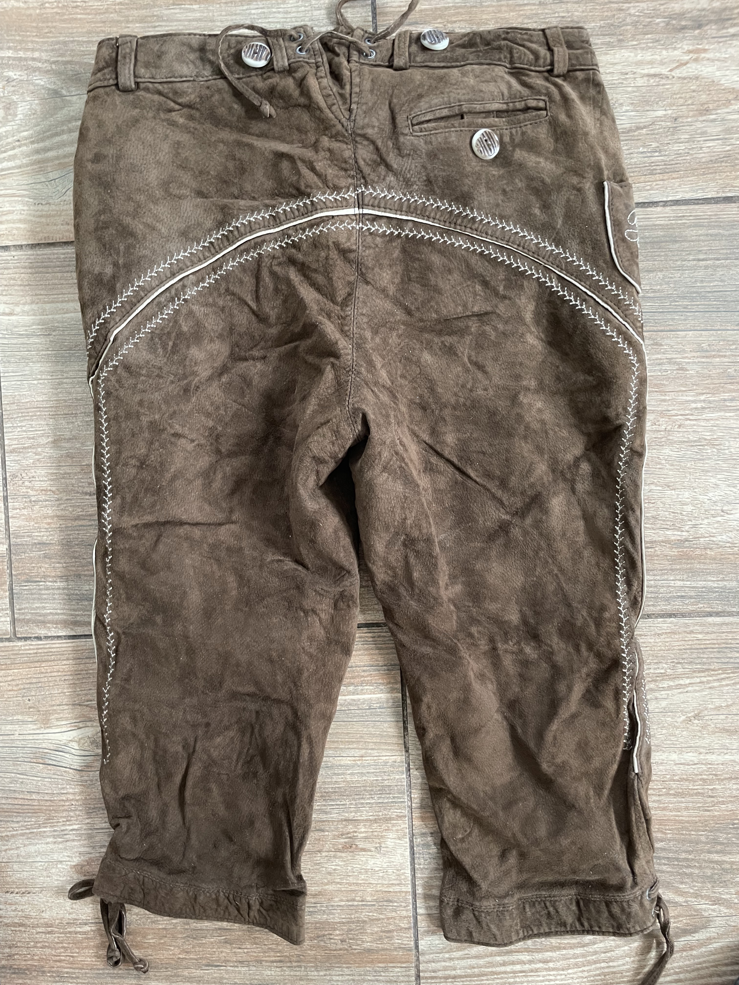 chlapecké DIRNDL kraťasy kožené