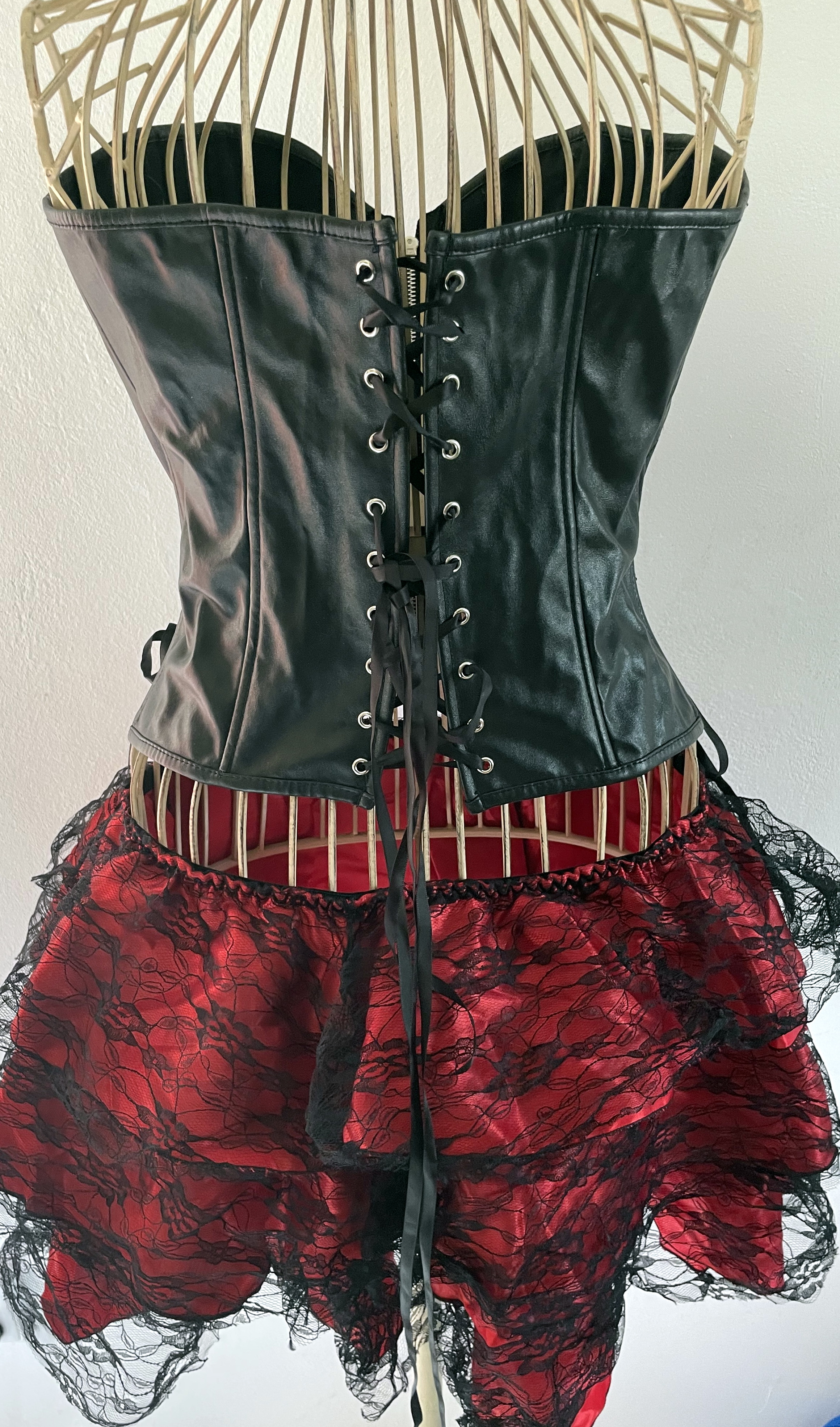 sexy komplet top+sukně 