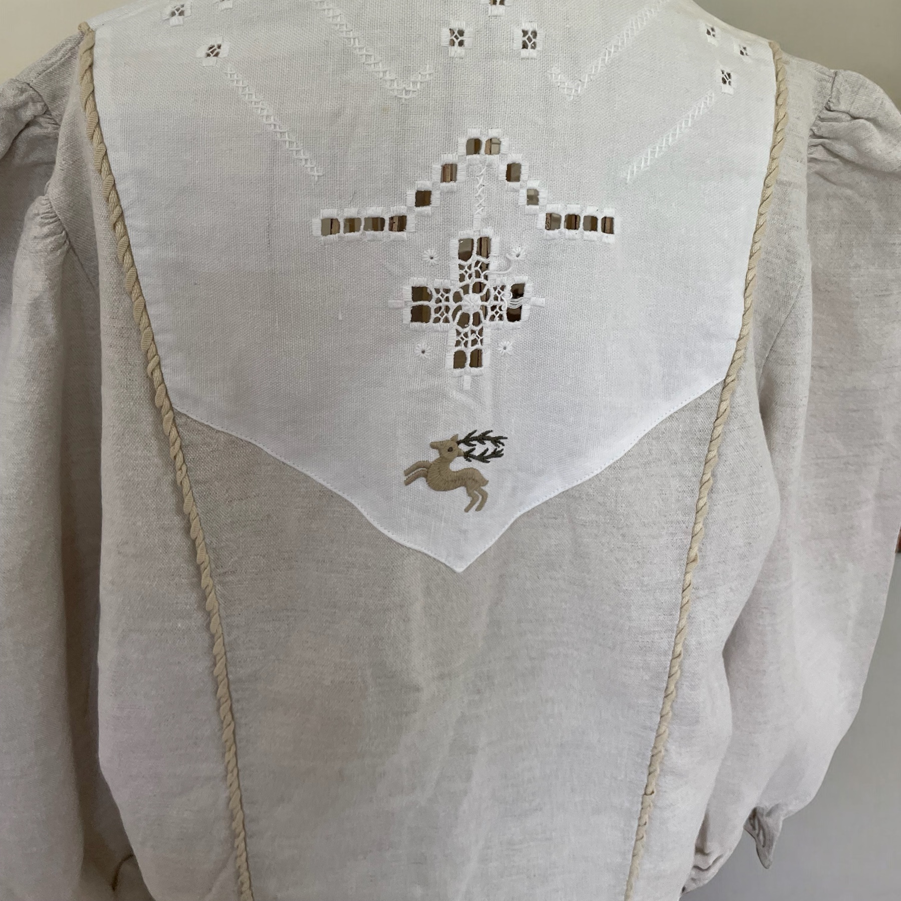 dámská košile v selském, dirndl stylu vel. 38