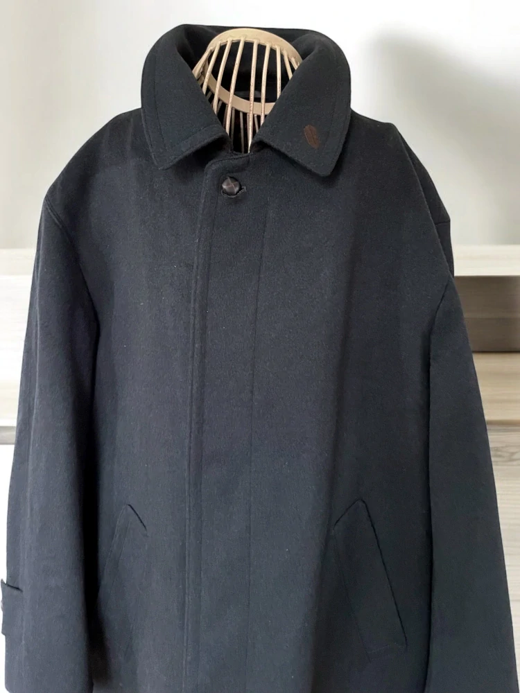 kvalitní pánský vlněný kabát vel. L/XL