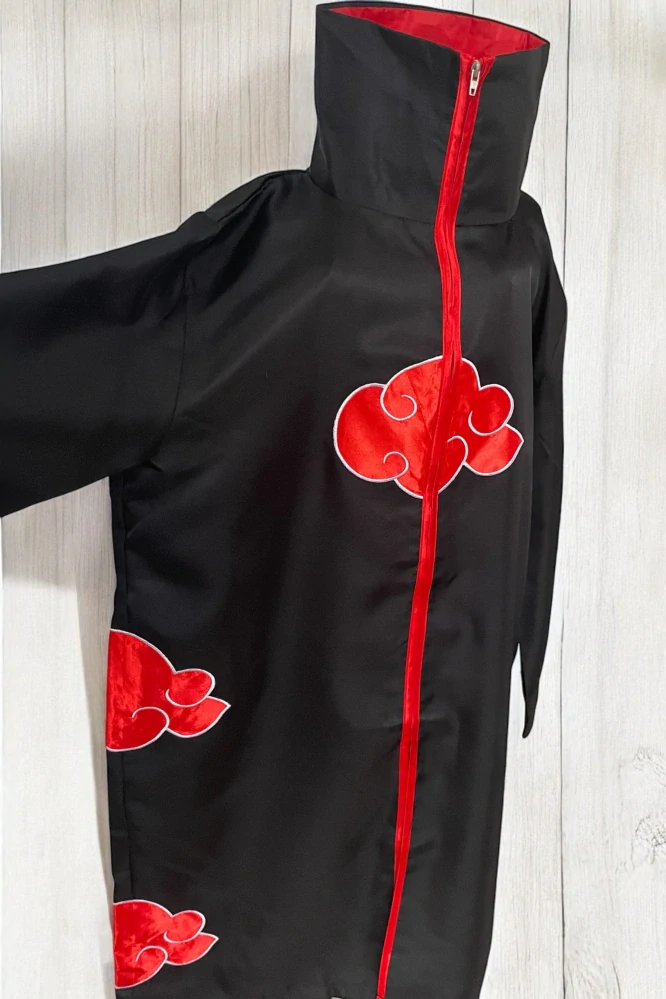 karnevalový kostým Akatsuki kabát, cosplay postav z anime vel. XXL