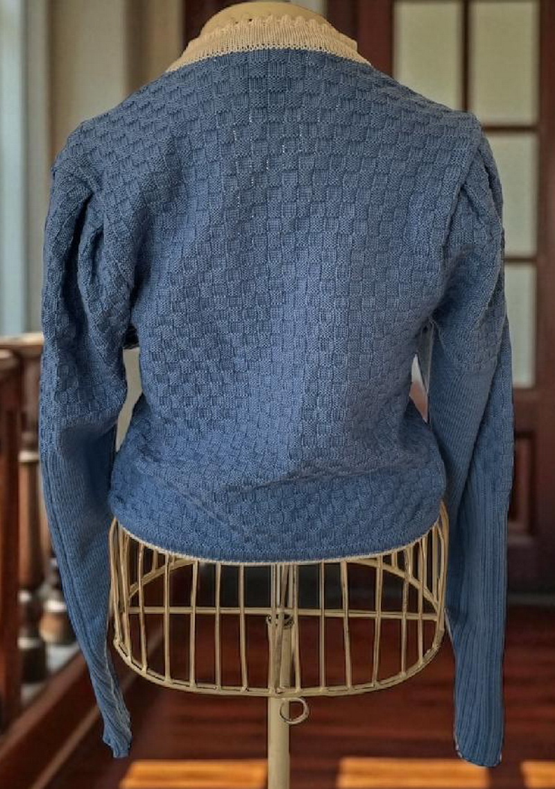 Dámský svetr svetřík v selském, real retro stylu vel. 36