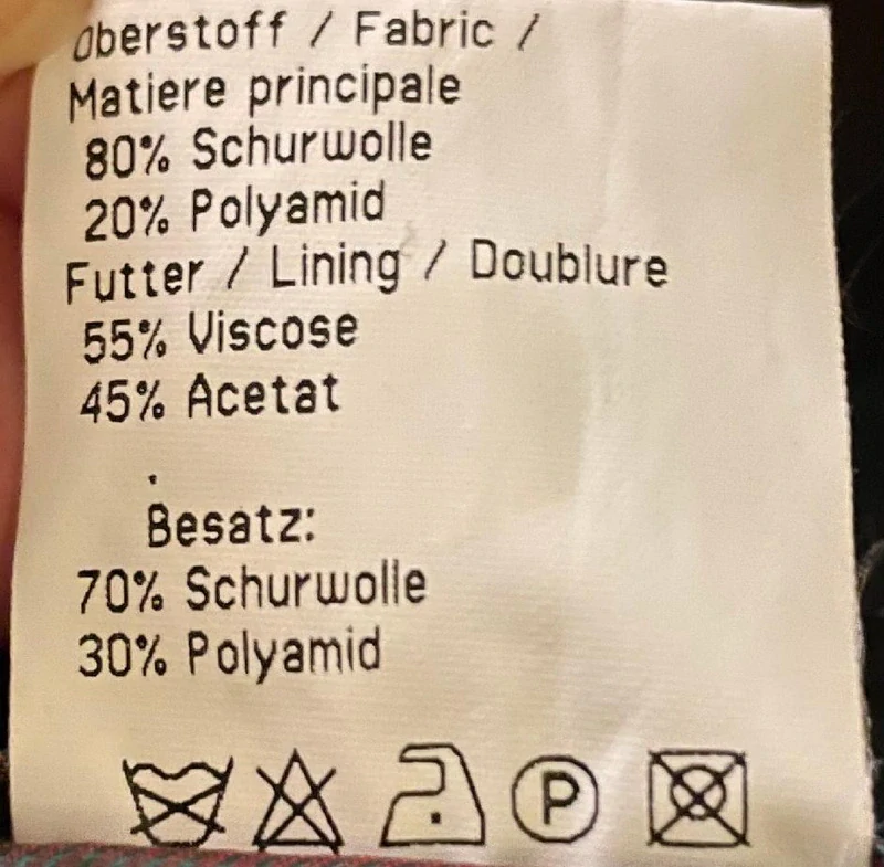 Dámský vlněný kabáte v selském, mysliveckém stylu vel. 40/42