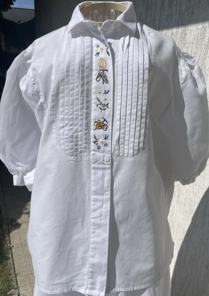 Dámská halenka v selském, dirndl stylu vel. 46