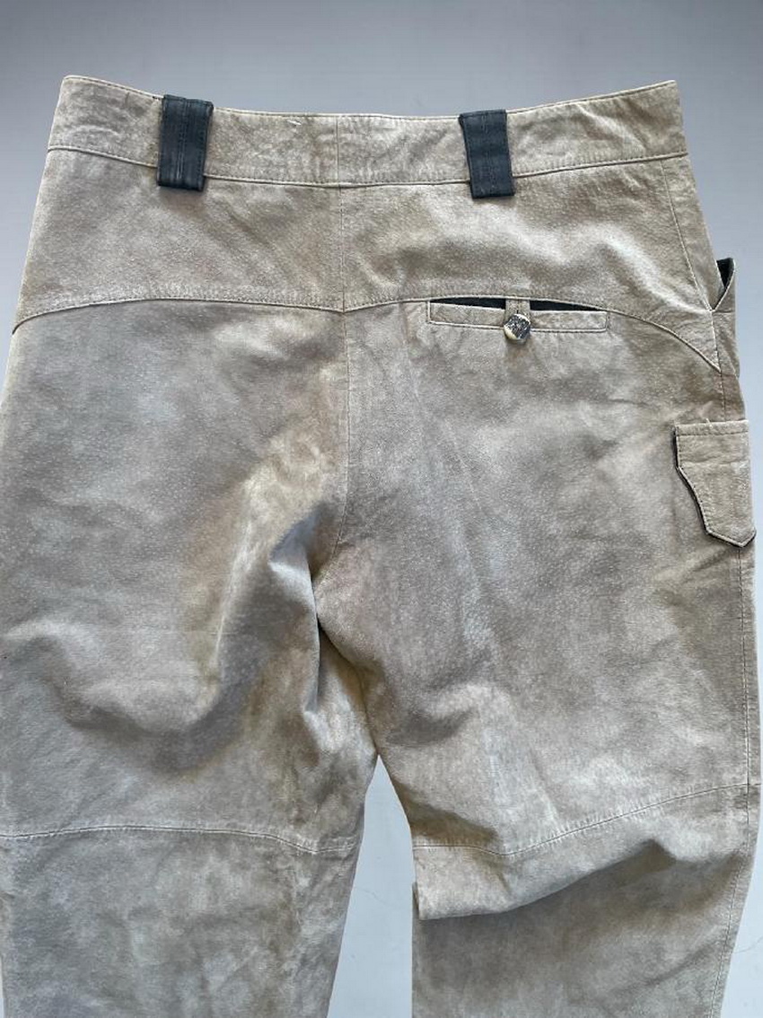 Pánské kožené kalhoty selský, country styl vel. L