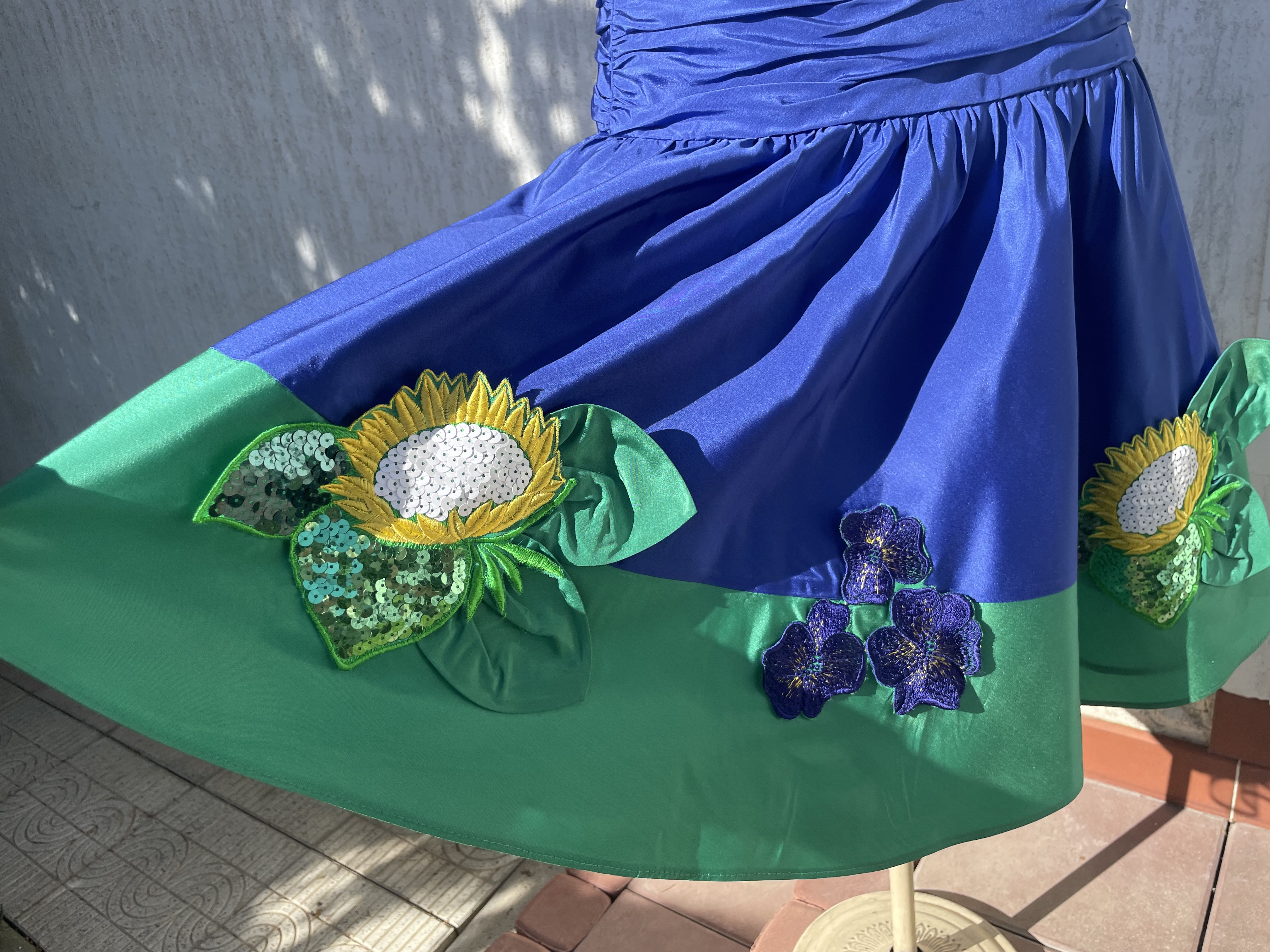 Dámské šaty alá květinová víla vel. 36/38